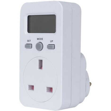 MUFF Plug-in Energy Monitor Power Meter Electricity Electric Usage Monitoring Socket UK - Image 2