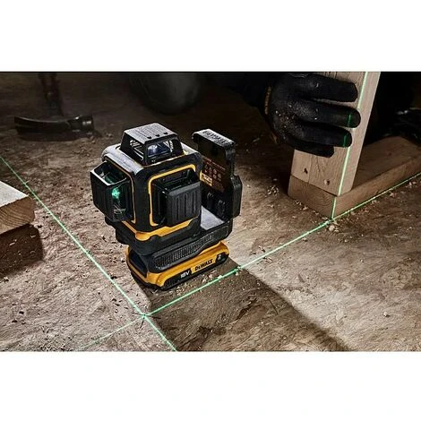 DeWalt DCLE34031D1 18V XR Compact Green Laser 3 X 360 Degree - 2.0Ah Battery 4 DeWalt DCLE34031D1 18V XR Compact Green Laser 3 X 360 Degree - 2.0Ah Battery - Image 2