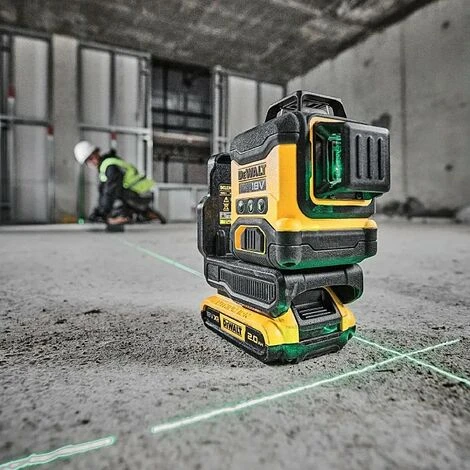 DeWalt DCLE34031D1 18V XR Compact Green Laser 3 X 360 Degree - 2.0Ah Battery 6 DeWalt DCLE34031D1 18V XR Compact Green Laser 3 X 360 Degree - 2.0Ah Battery - Image 4