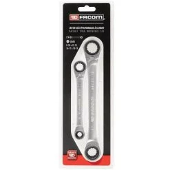 FACOM Quatro Ratcheting Spanner Set, 2 Piece - FCM64CJ2PB