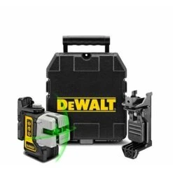 DeWalt DW089CG 3-Way Self-Levelling Cordless IP54 Multi Line Green Laser Level With Case