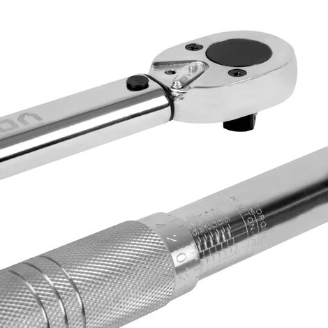 VONROC Torque Wrench ½” - 470mm – 28-210Nm - Incl. Socket Set - 3 Pcs, Extension Bar And Reducer - Image 5