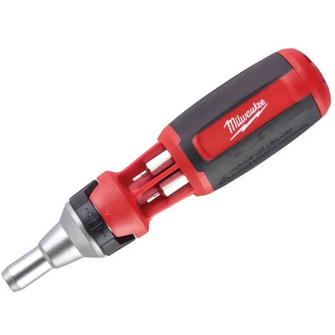 Milwaukee 4932471599 9 In 1 Ratchet Multi-Bit Screwdriver - Hex 3 Milwaukee 4932471599 9 In 1 Ratchet Multi-Bit Screwdriver - Hex