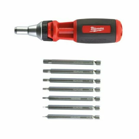 Milwaukee 4932471599 9 In 1 Ratchet Multi-Bit Screwdriver - Hex 5 Milwaukee 4932471599 9 In 1 Ratchet Multi-Bit Screwdriver - Hex - Image 3
