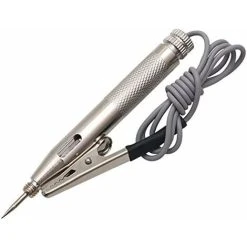 OSQI 1 X Auto Circuit Tester For Car Motorcycle Truck DC 6V/12V/24V Test Gauge Voltmeter Light Detector Tools Silver