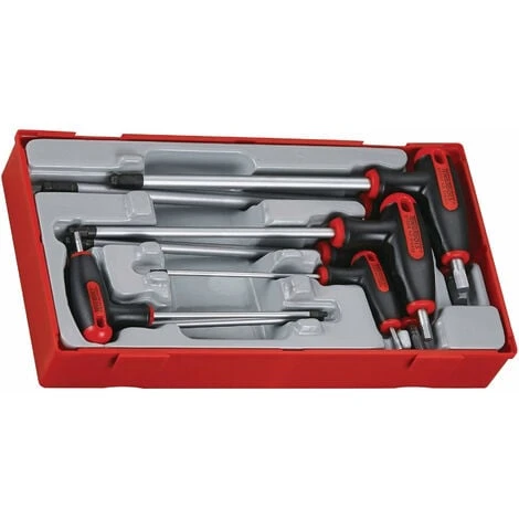 Teng Tools 7pc Metric T Handle Hex Key Driver Set TTHEX7 - Tool Control System 3 Teng Tools 7pc Metric T Handle Hex Key Driver Set TTHEX7 - Tool Control System