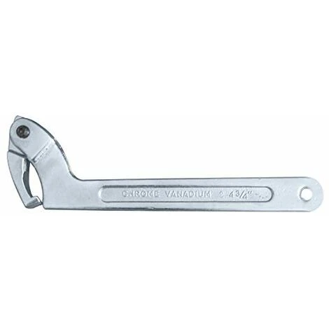 HFS (R) C Spanner Tool Adjustable Hook Wrench Chrome Vanadium (2'' - 4 3/4''(51-121mm)) 3 HFS (R) C Spanner Tool Adjustable Hook Wrench Chrome Vanadium (2'' - 4 3/4''(51-121mm))