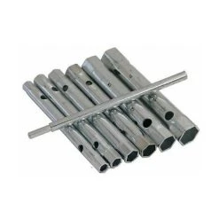 Blackspur HEAVY DUTY 6PC PIECE WR275 TUBULAR BOX SPANNER WRENCH SOCKET SET 6mm-17mm NEW