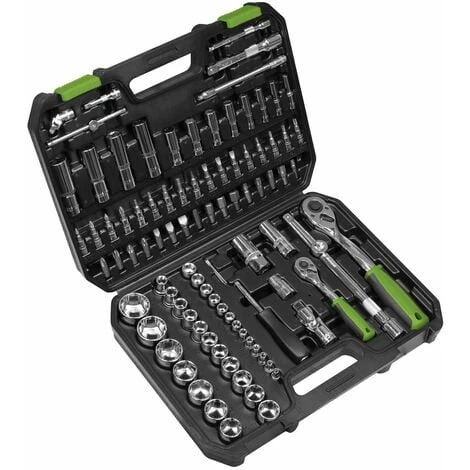 Sealey Socket Set 94pc 1/4 & 1/2Sq Drive WallDrive® Metric S01210 - Image 2
