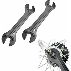 GROOFOO Pocket Tools, Set Of 2 Open Ended Double Ended Wrench Spanners, Bike Spanner 13/14/15/16mm