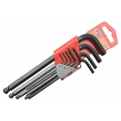 Teng Tools Teng Ball Point Hexagon Key Set Of 9 Metric (1.5-10mm)