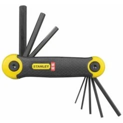 Stanley Tools Folding Hexagon Key Set Of 8 Metric (1.5-8mm)