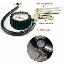READCLY Tire Inflation Gauge With Gauge 220PSI And Inflator With Hose Air Chuck Gun Grip Handle Tire Pressure Gauge Compressor Accessories 11 READCLY Tire Inflation Gauge With Gauge 220PSI And Inflator With Hose Air Chuck Gun Grip Handle Tire Pressure Gauge Compressor Accessories -Bahco shop 66547764 5