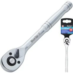 BlueSpot Socket Ratchet Handle Quick Release 100 Teeth 1/4" Tool
