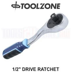 Toolzone Elite 1/2Drive Ratchet Handle Socket Wrench 90T Fine Tooth SS232