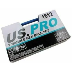 US PRO 9pc T Handle Hex Ball Set Allen Key 2mm - 10mm Ball End Hex Keys 1612 9 US PRO 9pc T Handle Hex Ball Set Allen Key 2mm - 10mm Ball End Hex Keys 1612 -Bahco shop 67334553 4