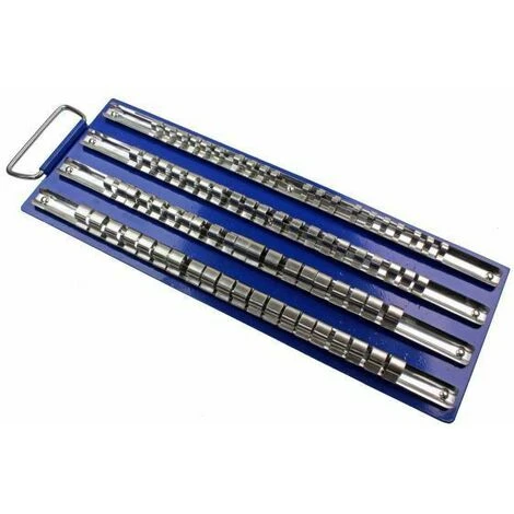 US PRO 80 Clip Metal Socket Storage Tray 1/4, 3/8, 1/2 Drive 3305 - Image 2