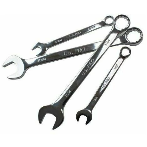 USPRO US PRO Tools 10PC Whitworth Combination Spanner Set 1/8 - 11/16 3239 - Image 2