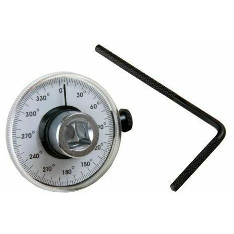 US PRO 1/2 Dr Torque Angle Gauge 360 Degree Rotation Scale Gauge 6796 - Image 3