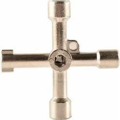 READCLY 6 Way Multi-Function Utility Key, Universal Key, Triangular Key, Triangle Key For Elevators, Electrical Cabinets, Water And Electricity Meters, Valves, Elevators, Gas Meters