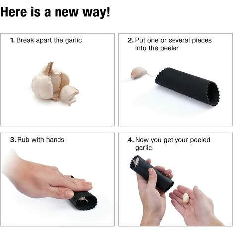 EINEMGELD Garlic Rocker Crusher Mincer Press Dishwasher Safe, Stainless Steel - Image 5