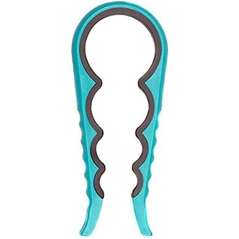 EINEMGELD Ergonomic Multi-Function Bottle, Can, Jar Opener - Jar Opener Grip, Kitchen Tool - Easy To Open Difficult Jars, Suit For Children Elderly Arthritis & Weak Hands - Blue 3 EINEMGELD Ergonomic Multi-Function Bottle, Can, Jar Opener - Jar Opener Grip, Kitchen Tool - Easy To Open Difficult Jars, Suit For Children Elderly Arthritis & Weak Hands - Blue