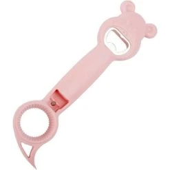 EINEMGELD Jar Opener, 4 In 1 Multi Function Can Opener Bottle, Multi Kitchen Tool For Jelly Jars, Wine, Beer And Other, Bottle Opener To Protect The Nail Use For Children, Elderly And Arthritis Sufferers.