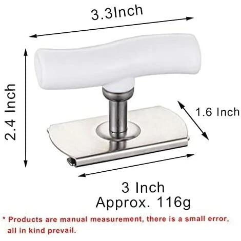 EINEMGELD Jar Opener For Weak Hands, Adjustable Stainless Steel Easy Grip Jar Opener For Seniors Arthritis Women Chilren Elderly To Open Jar Easily(White , 0.9 - 3.9Inches Bottle ) 5 EINEMGELD Jar Opener For Weak Hands, Adjustable Stainless Steel Easy Grip Jar Opener For Seniors Arthritis Women Chilren Elderly To Open Jar Easily(White , 0.9 - 3.9Inches Bottle ) - Image 3