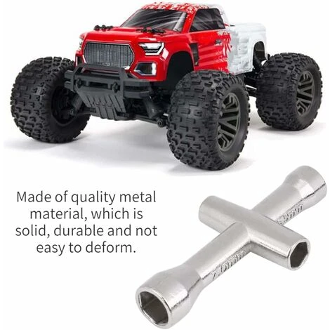 MONLY Metal Cross Wrench 4/5/5.5/7mm Tire Tool Wheels For RC Model Car Crawler 7 MONLY Metal Cross Wrench 4/5/5.5/7mm Tire Tool Wheels For RC Model Car Crawler - Image 5