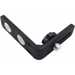 MONLY L-Shaped Magnet Level, Durable Multi-Function L-Shaped Magnetic Stand, 1.6cm Laser Level Adapter For Topcon, Spectra, Leica, Bosch, Hilti And Dewalt Lasers