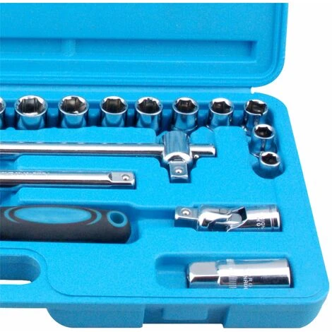 Bluespot 24 Pc Metric Socket Set Ratchet Extention Bar 1/2" Drive 10mm To 32mm 7 Bluespot 24 Pc Metric Socket Set Ratchet Extention Bar 1/2" Drive 10mm To 32mm - Image 5