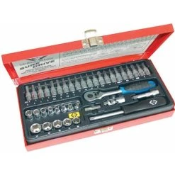 C.K Tools CK Tools T4655 Sure Drive 39 Piece Socket Set 1/4 Drive