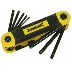 Loops 8 Piece Key Tool T9 T40 Expert Metric TRX Chrome Vanadium Set Folding Allan Hex