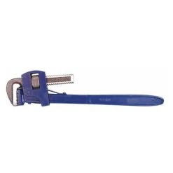 Loops Stillson Adjustable Pipe Wrench 30mm Jaw & 250mm Length Plumbers DIY Tool