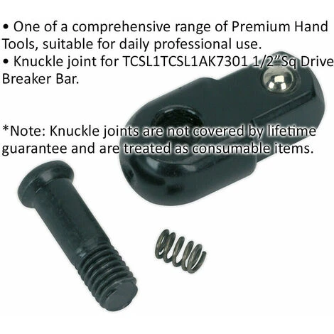 Loops Replacement 1/2" Sq Drive Knuckle Joint For Ys01781 Breaker Bar 4 Loops Replacement 1/2" Sq Drive Knuckle Joint For Ys01781 Breaker Bar - Image 2