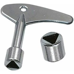 MODOU 2 Pack 9mm Triangular Key Switch Triangular Key Switch For Emergency Gas Electric Hoist