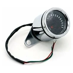 MODOU Motorcycle Fuel Gauge Meter Digital 10 LED Light 12V
