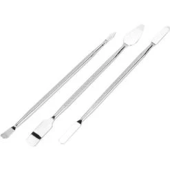 MEZHENG 3pcs Double Ends Metal Spudger Set Opening Spudger Tool Repair Kit For Mobile Phone LCD Tablet