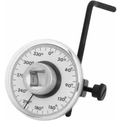 DKSFJKL 1/2 Inch Torque Gauge, Angle Torque Wrench 360 Degree Adjustable Angle Torque Wrench