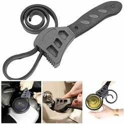DKSFJKL Universal Clamp Nut Strap Wrench 500mm Adjustable Oil Filter Bottle Opener Filter Wrench Repair Tool 11 DKSFJKL Universal Clamp Nut Strap Wrench 500mm Adjustable Oil Filter Bottle Opener Filter Wrench Repair Tool -Bahco shop 72583155 5
