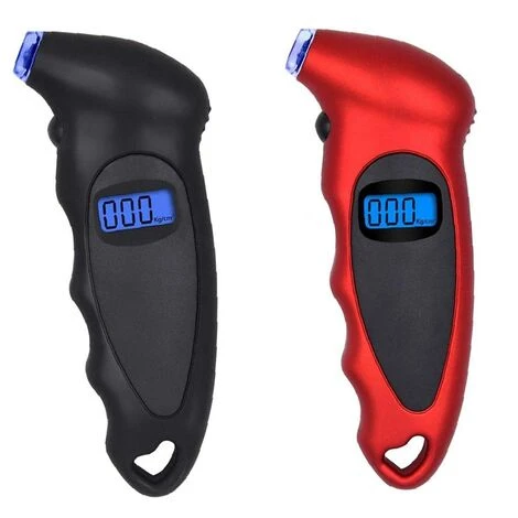 GDRHVFD Digital LCD Display Tire Pressure Gauge 100Psi 4 Tire Pressure Settings Red Meter, Measuring Tools Car Accessory 4 GDRHVFD Digital LCD Display Tire Pressure Gauge 100Psi 4 Tire Pressure Settings Red Meter, Measuring Tools Car Accessory - Image 2