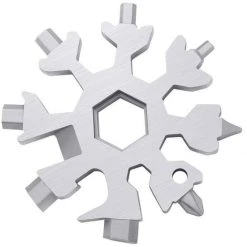 EINEMGELD Multifunction Tool - L'Etoile Suisse - Multifunction Wrench - Tool Wrench - Universal Multifunction Wrench (Silver)