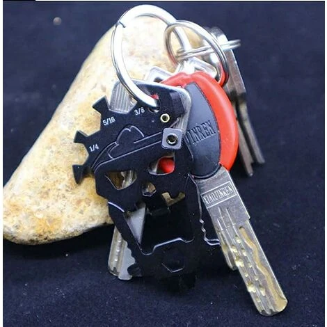 EINEMGELD 12 In 1 Skull Multifunction Tools Keychain - Image 2