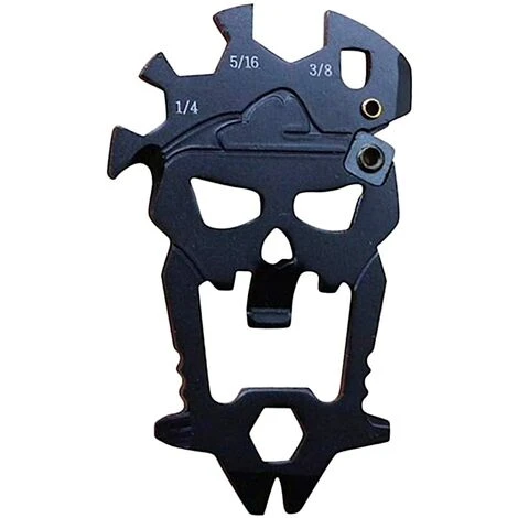 EINEMGELD 12 In 1 Skull Multifunction Tools Keychain - Image 4
