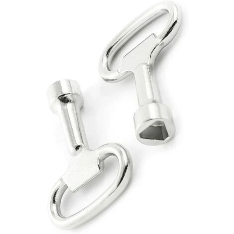 EINEMGELD Set Of 2 Metal Triangle Keys For 8mm Triangle Lock - Image 2