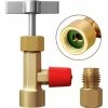 JOORRT R134A CAN TAP VALVE (Drilling Style) Frequently Distribution Tool With Tank Adapter For Freon Load Hose From Air Conditioning Collector 2 JOORRT R134A CAN TAP VALVE (Drilling Style) Frequently Distribution Tool With Tank Adapter For Freon Load Hose From Air Conditioning Collector -Bahco shop 75653797 1