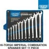 Draper Expert 11 Piece HI-TORQ® Imperial Combination Spanner Set 1/4 - 7/8 29546