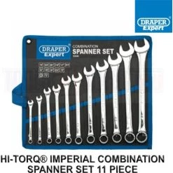 Draper Expert 11 Piece HI-TORQ® Imperial Combination Spanner Set 1/4 - 7/8 29546