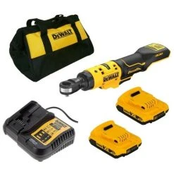 Dewalt DCF512D2 18v XR 1/2 Open Head Ratchet Variable Speed - 2 X 2.0Ah + Bag