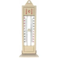 NICEONE Garden Greenhouse Thermometer, Digital Outdoor Planting Max Min Thermometer For Indoor Outdoor Plants Workstation, Simple Wall Mounted Greenhouse Accessory（1pc）